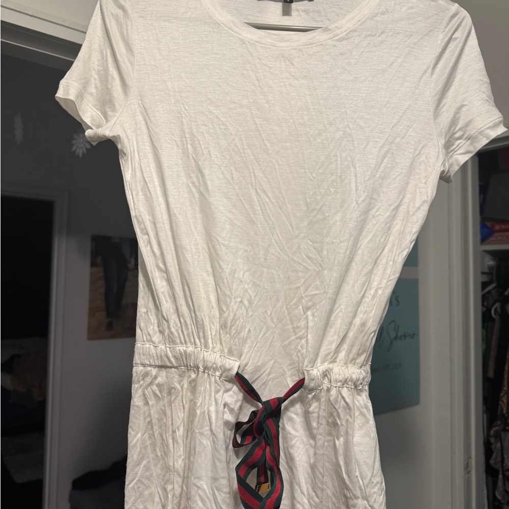 Gucci White Short Sleeve Top